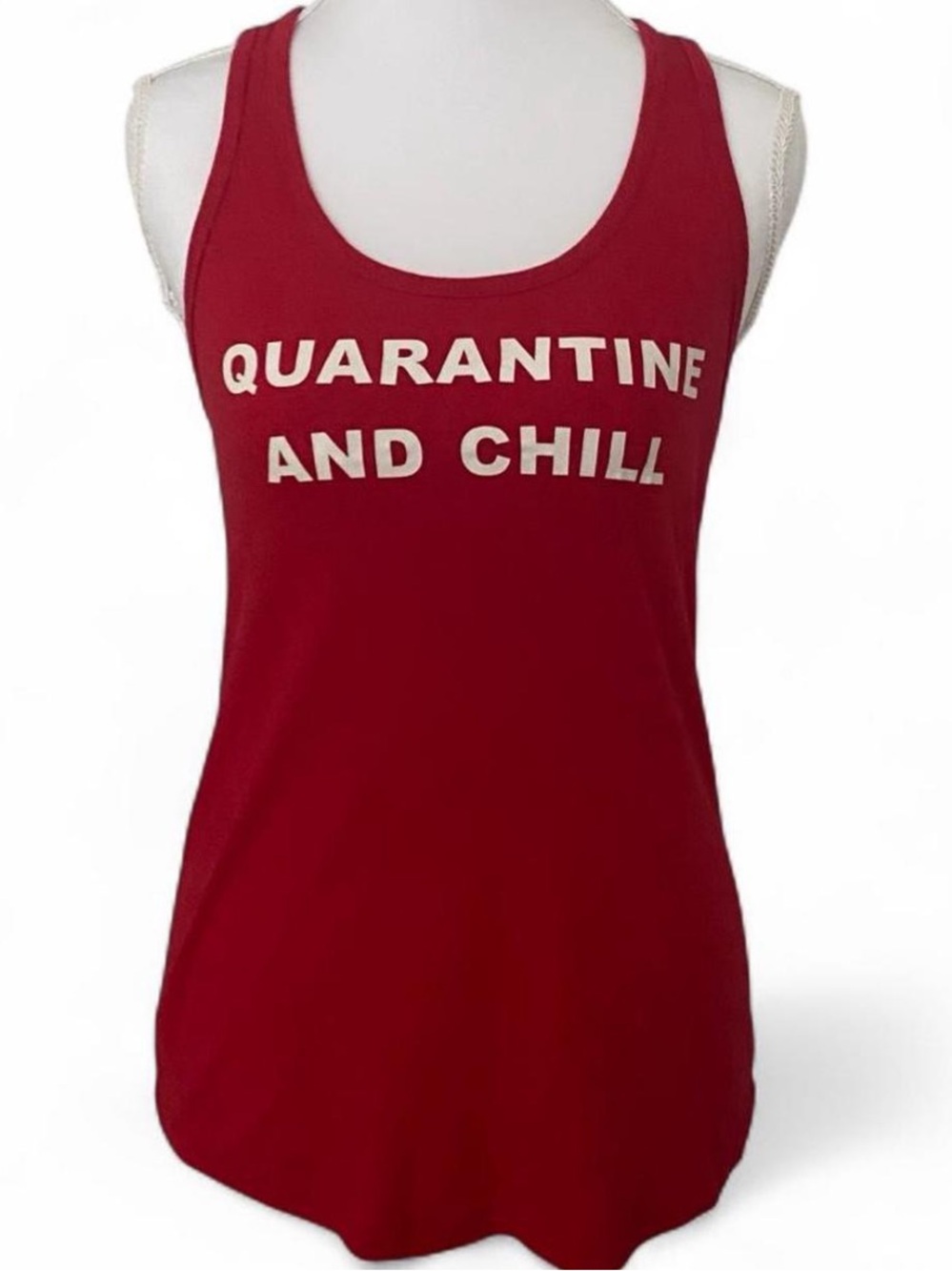 Pandemic Nostalgia “Quarantine & Chill” tank - humor tank / funny tank